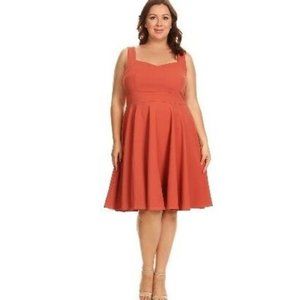 Women dress plus size sleeveless 2X